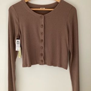 Wilfred Free Cropped Cardigan